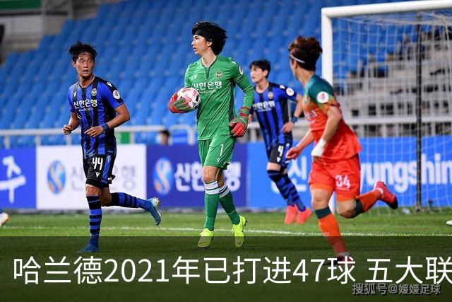 哈兰德2021年已打进47球 五大联赛球员里并列第二